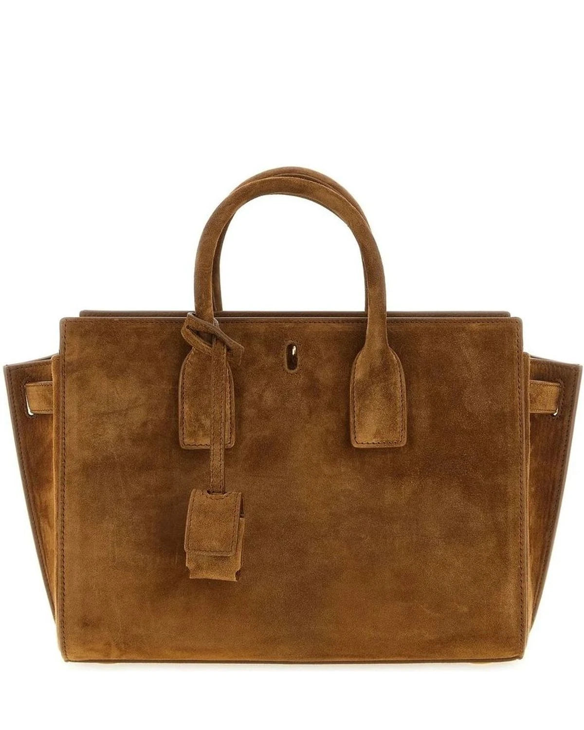 Saint Laurent Satchel Bag in brown, Calfskin Leather
