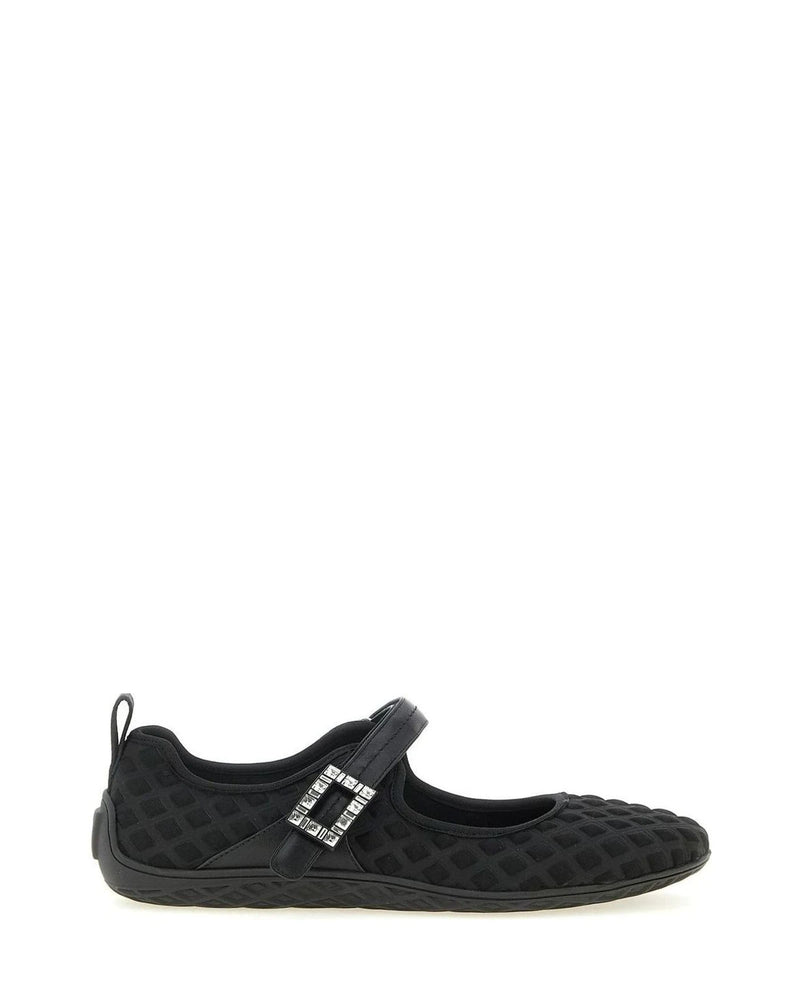 Roger Vivier Flats in black, Polyamide