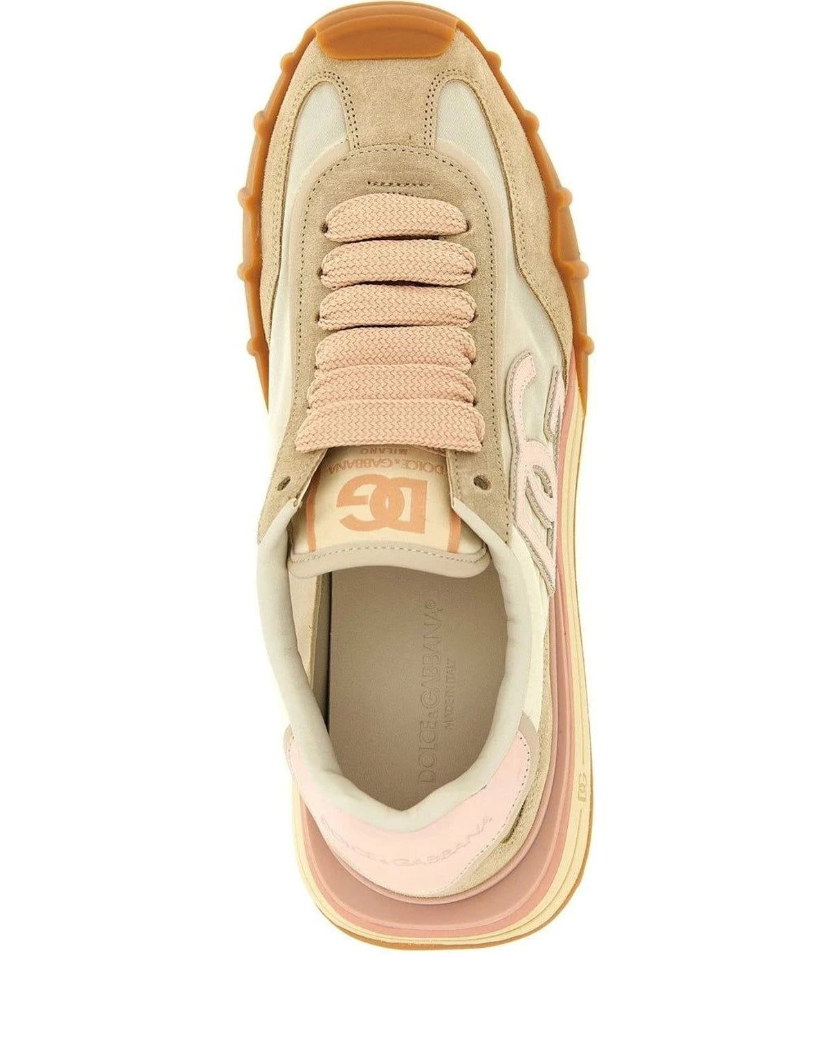 Dolce & Gabbana Sneakers in pink, Polyamide — view 4