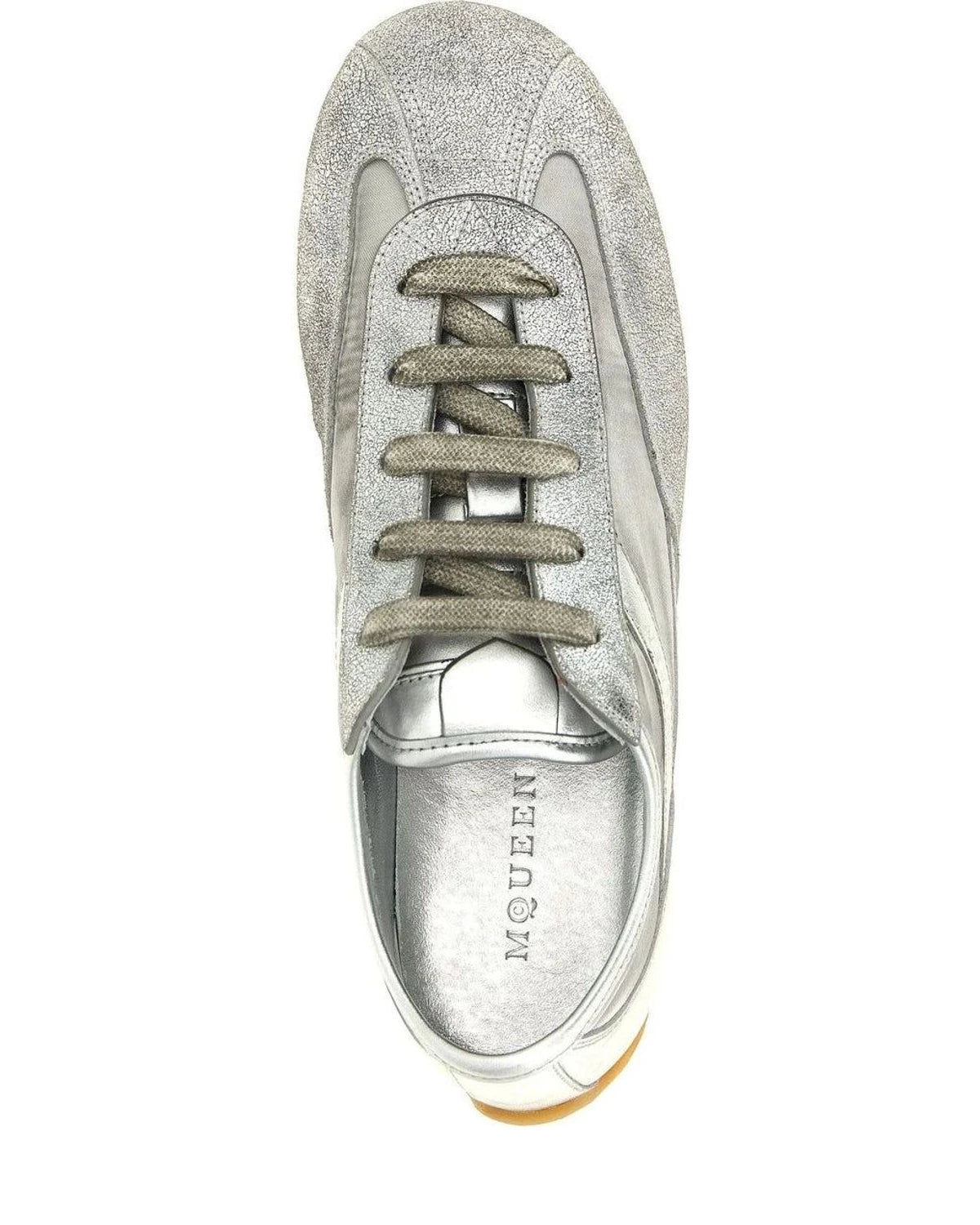 Alexander McQueen Sneakers in silver — view 4