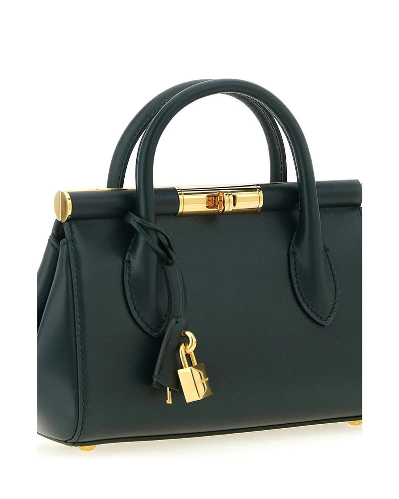 Dolce & Gabbana Satchel Bag in black, Calfskin Leather — view 3