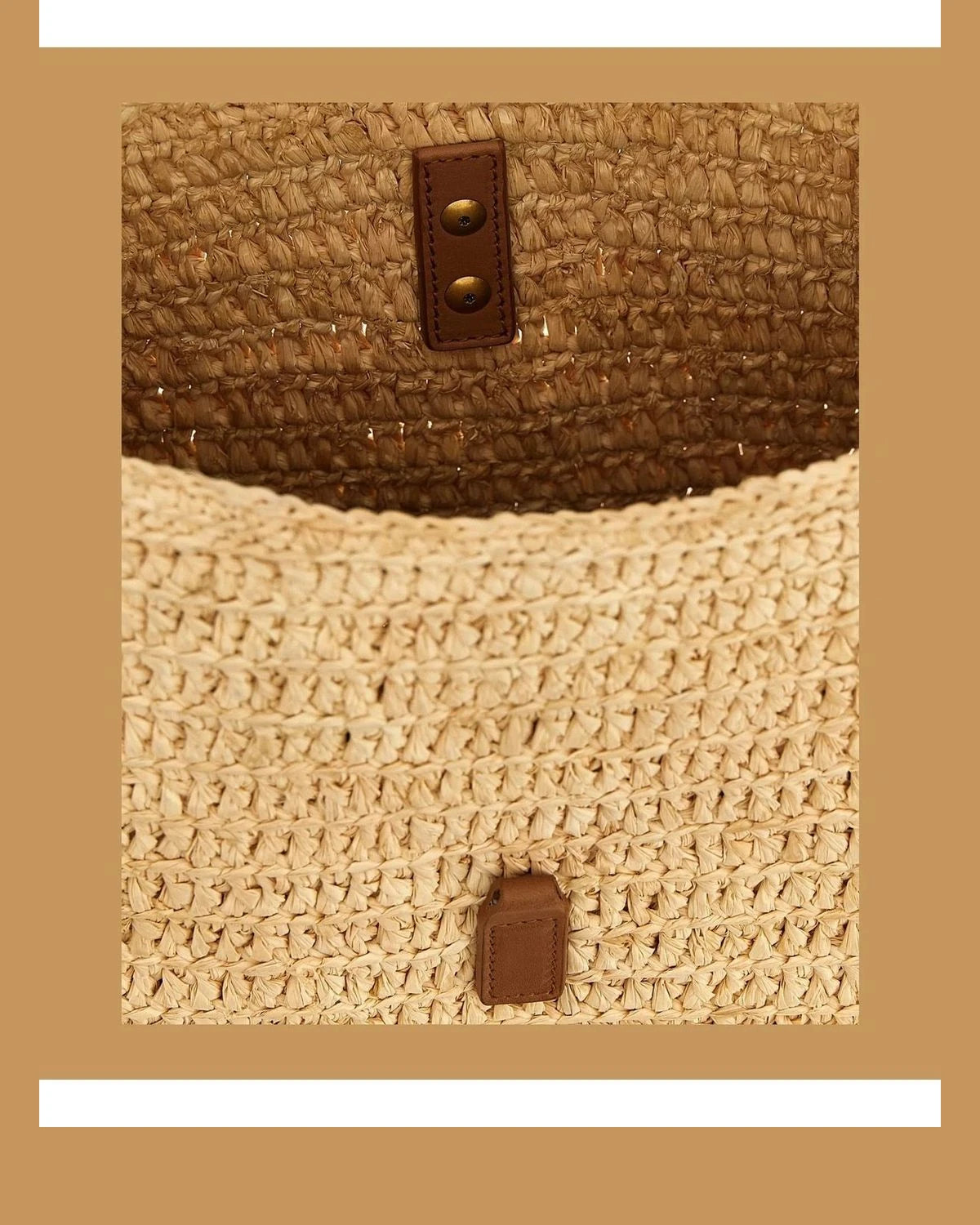 Saint Laurent Hobo Bag in beige, Raffia — view 4