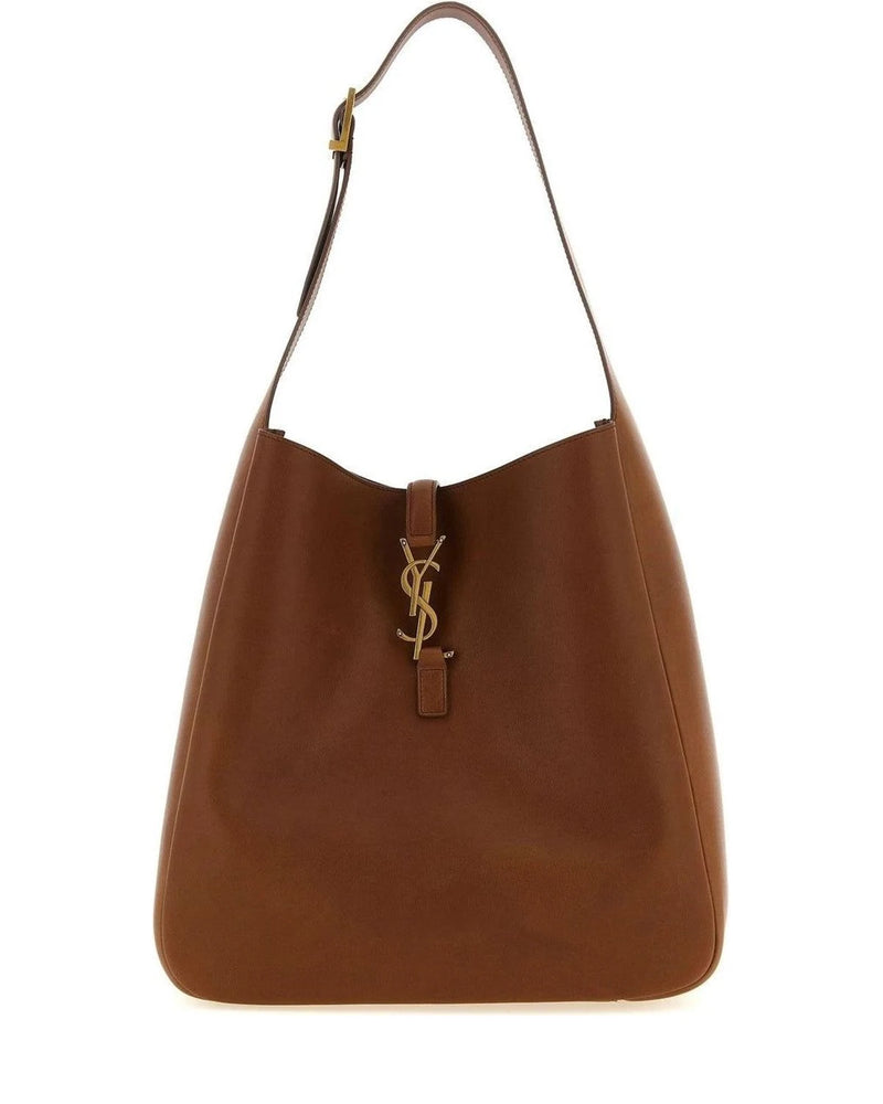 Saint Laurent Shoulder Bag in brown, Calfskin Leather