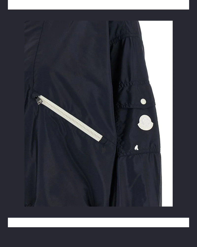 Moncler Windbreaker in blue, Polyamide — view 4