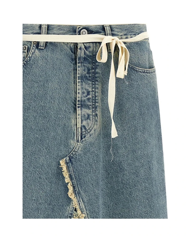 Maison Margiela Skirt in blue, Cotton — view 3