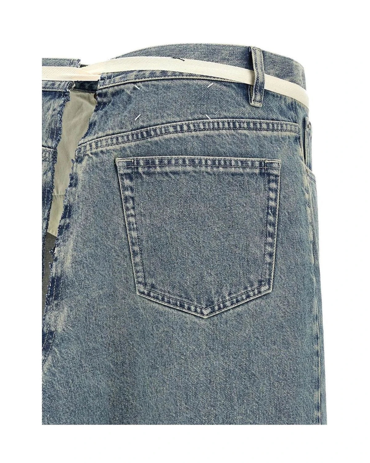 Maison Margiela Skirt in blue, Cotton — view 4