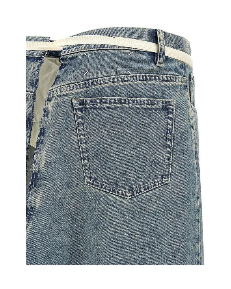 Maison Margiela Skirt in blue, Cotton — view 4