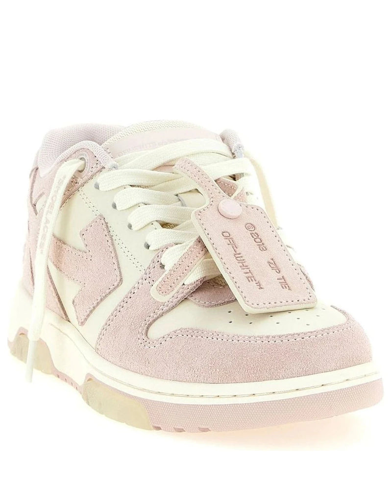 Off-White Sneakers in pink, Leather — view 3