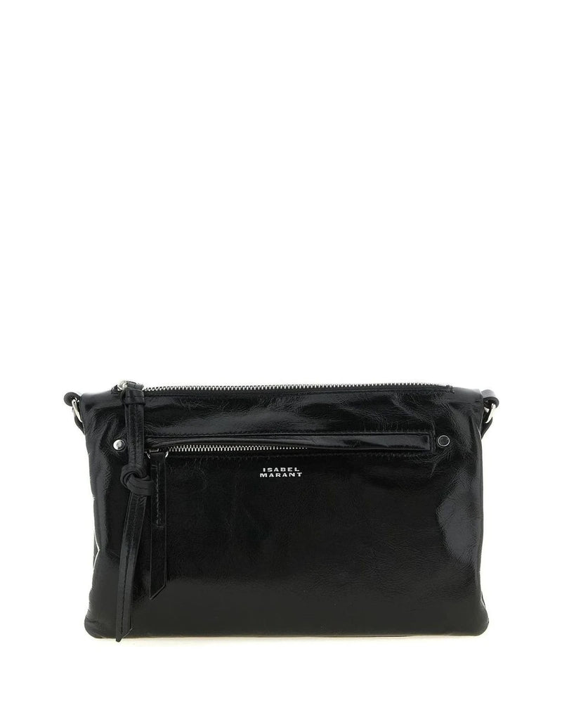 Isabel Marant Cross Body Bag in black, Calfskin Leather
