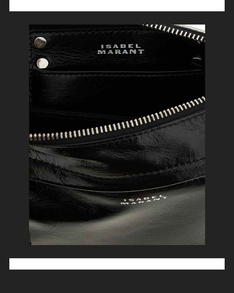 Isabel Marant Cross Body Bag in black, Calfskin Leather — view 4
