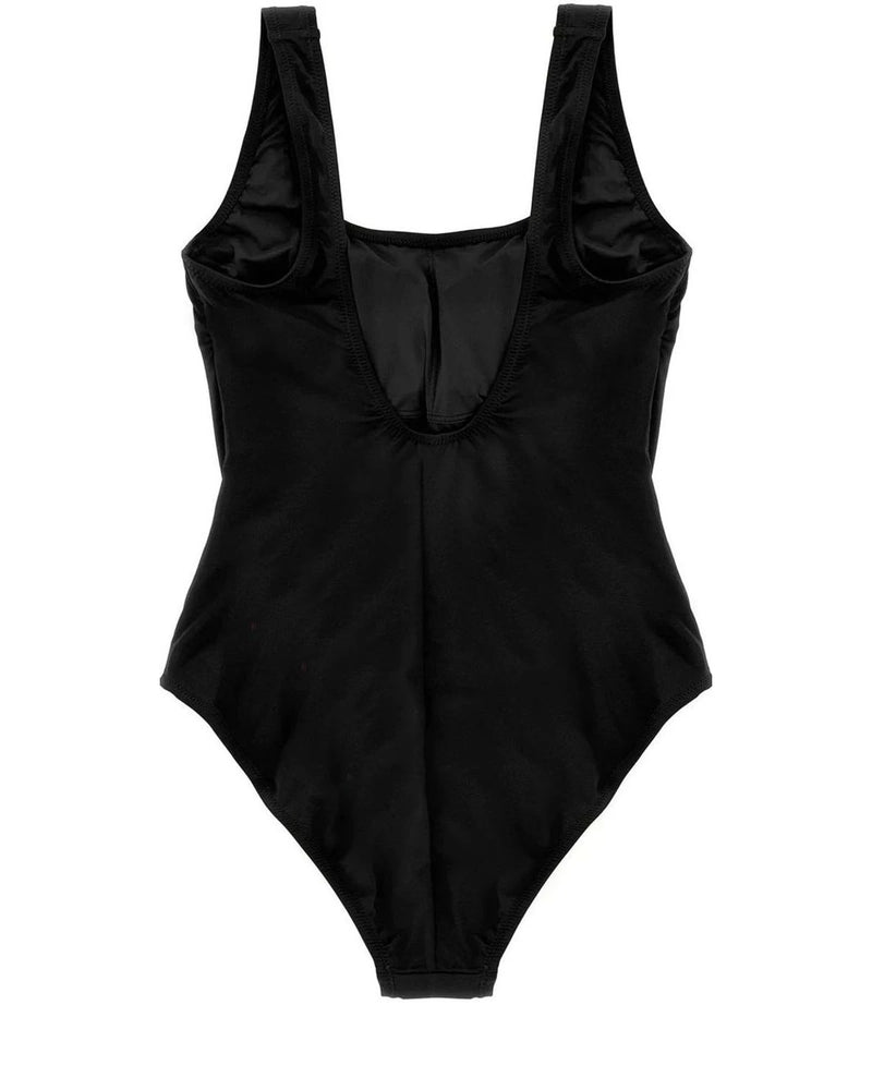 Polo Ralph Lauren One-Piece Swimsuit in black, Recycled Nylon — view 2