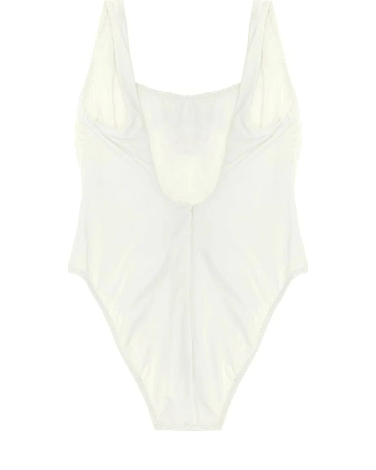 Polo Ralph Lauren One-Piece Swimsuit in white, Recycled Nylon — view 2