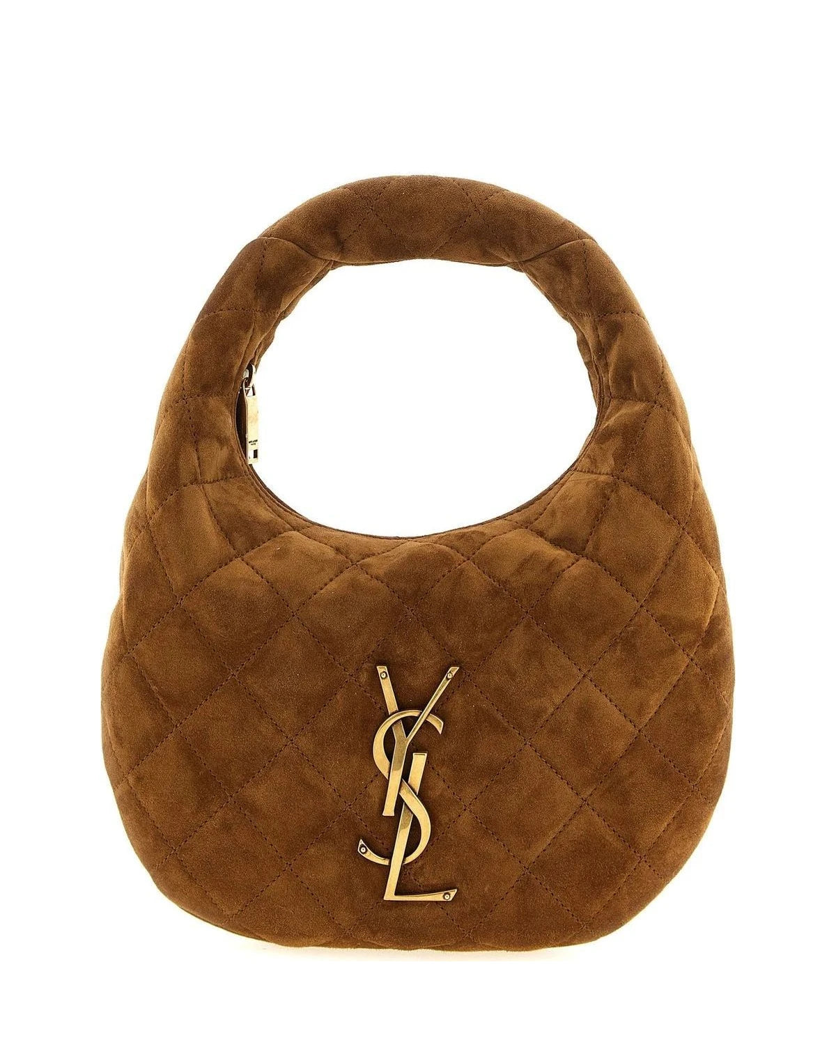 Saint Laurent Hobo Bag in brown, Calfskin Leather