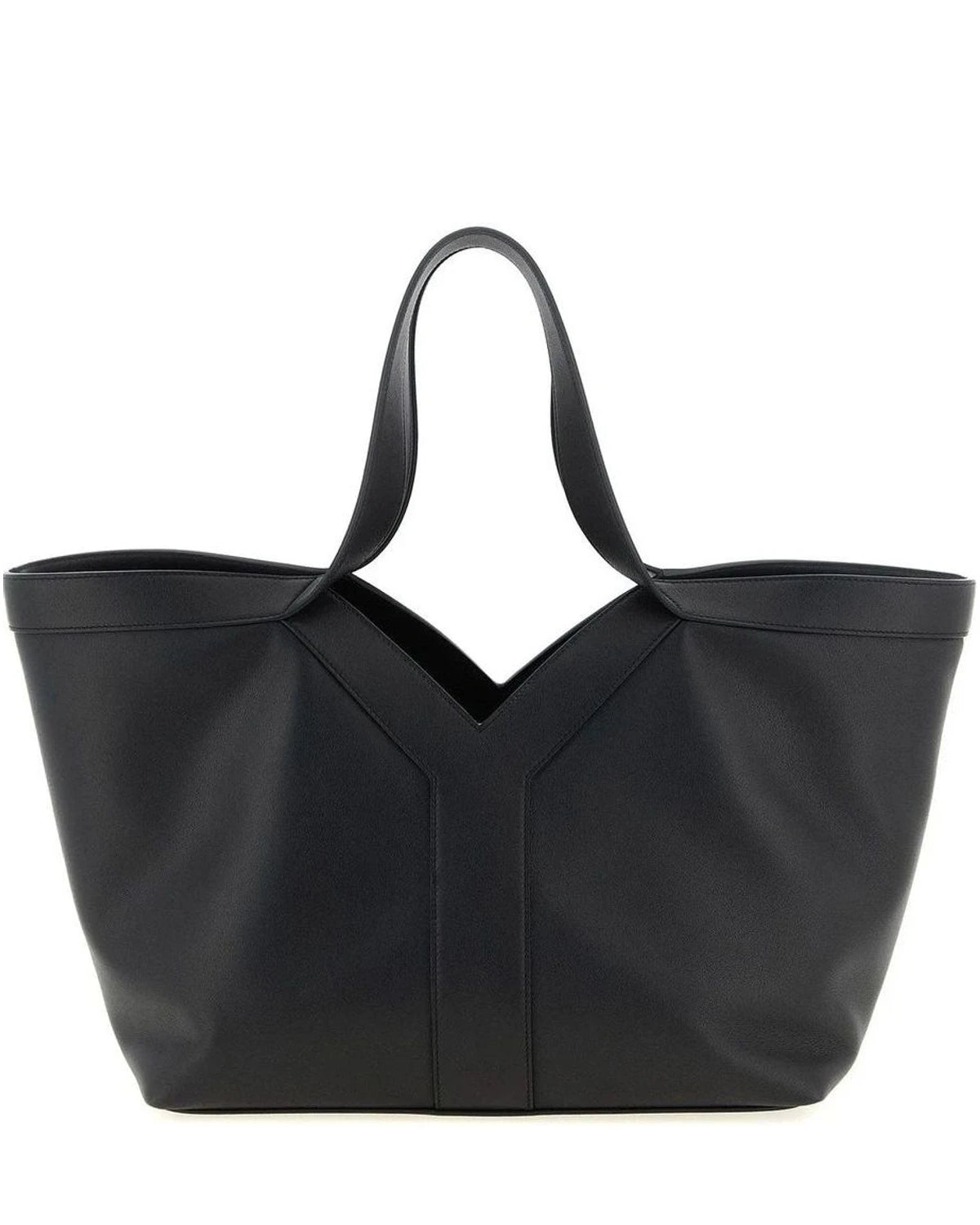 Saint Laurent Tote Bag in black, Calfskin Leather