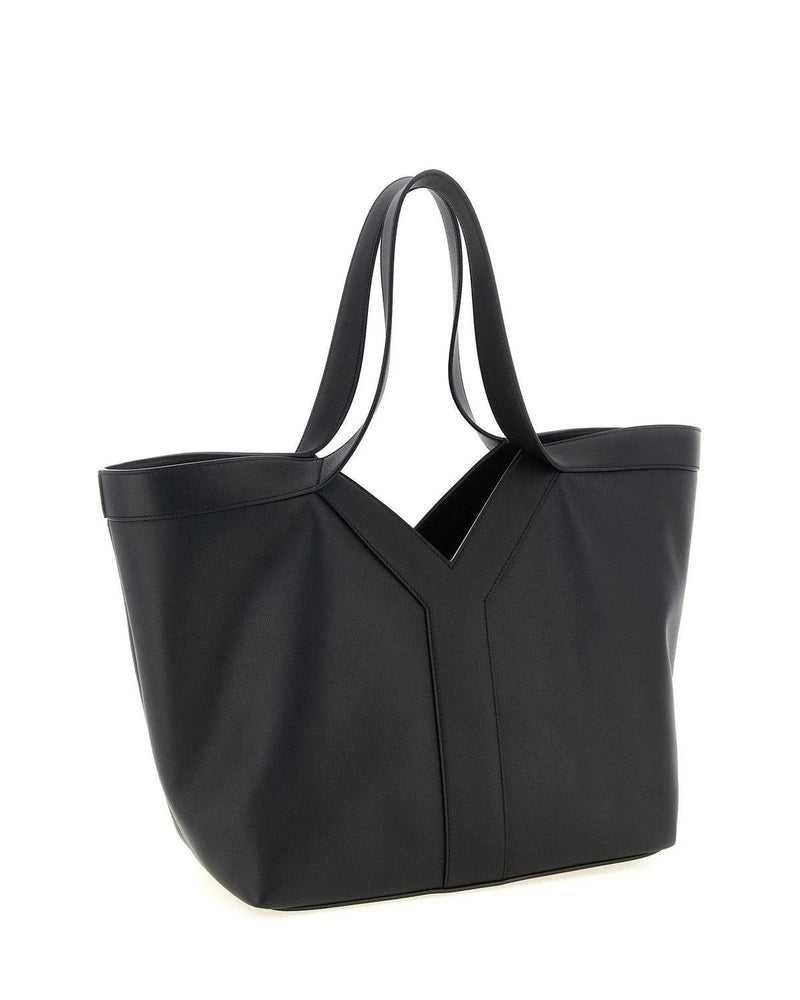 Saint Laurent Tote Bag in black, Calfskin Leather — view 2