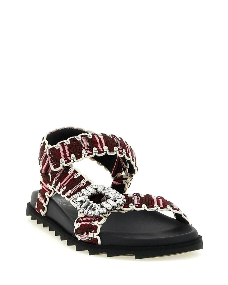 Roger Vivier Sandals in multicolor, Polyester — view 2