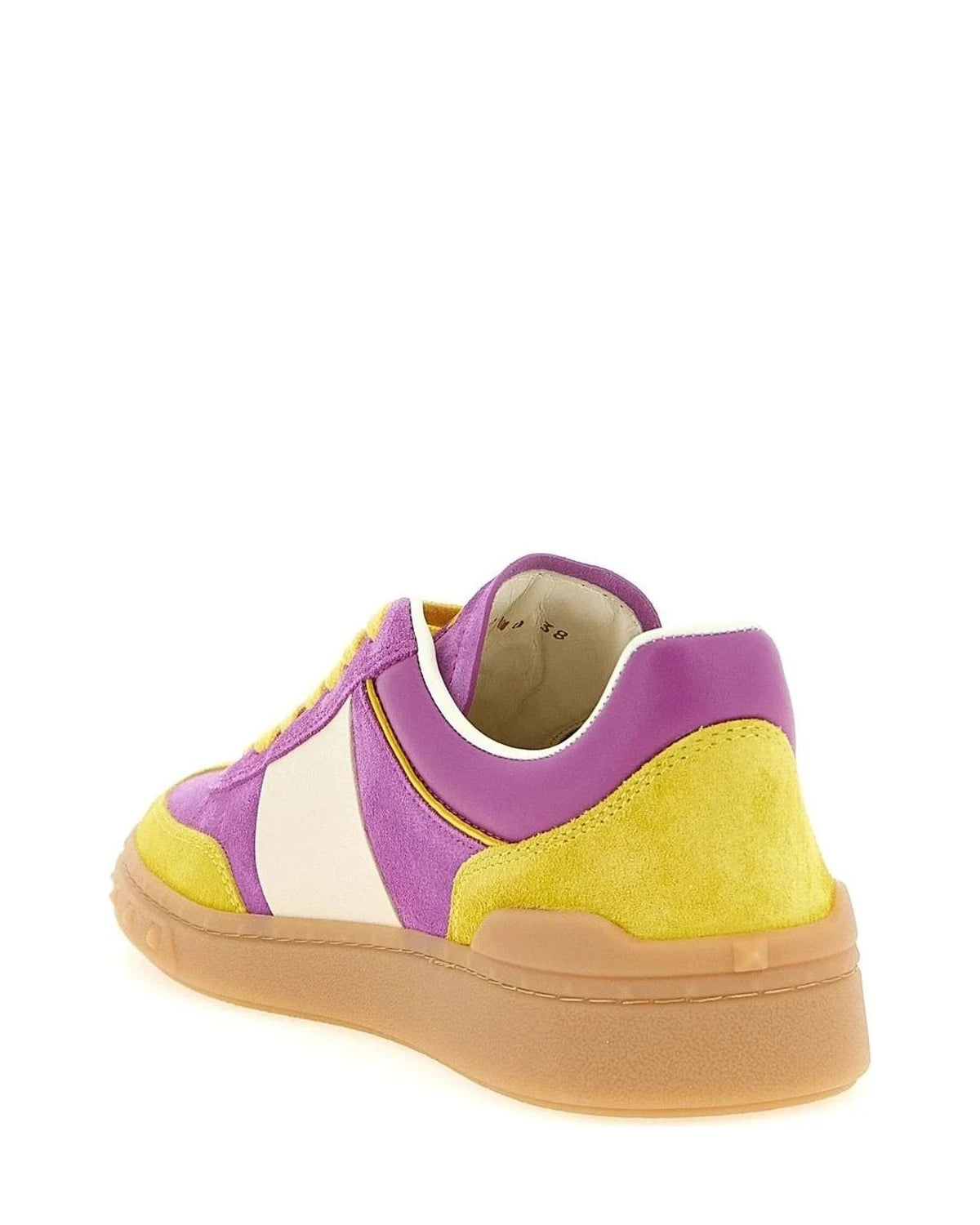 Valentino Garavani Sneakers in multicolor, Calfskin Leather — view 3