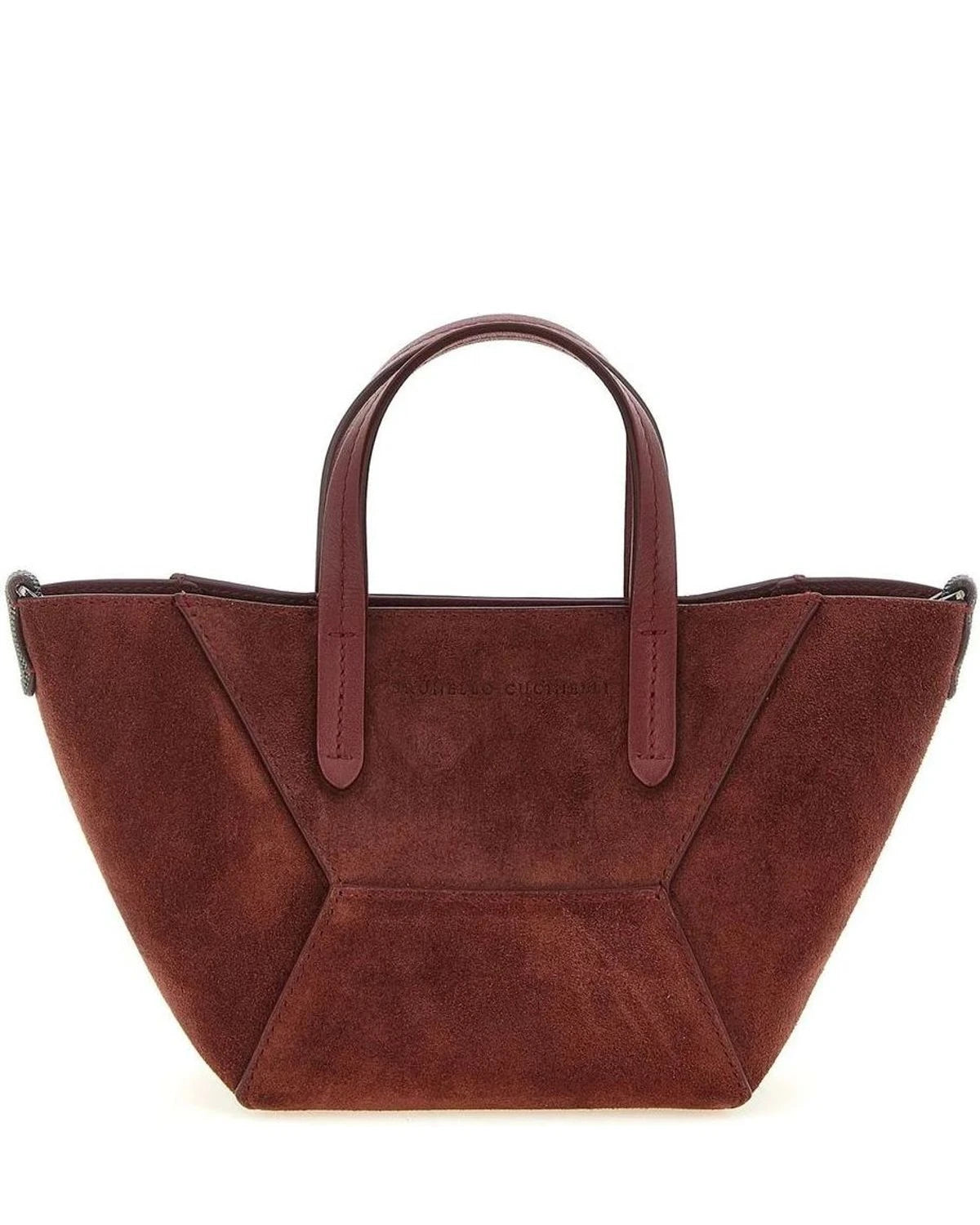 Brunello Cucinelli Shopper Bag in red, Calfskin Leather
