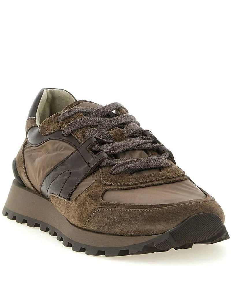 Brunello Cucinelli Athletic Shoes in brown, Calfskin Leather — view 2