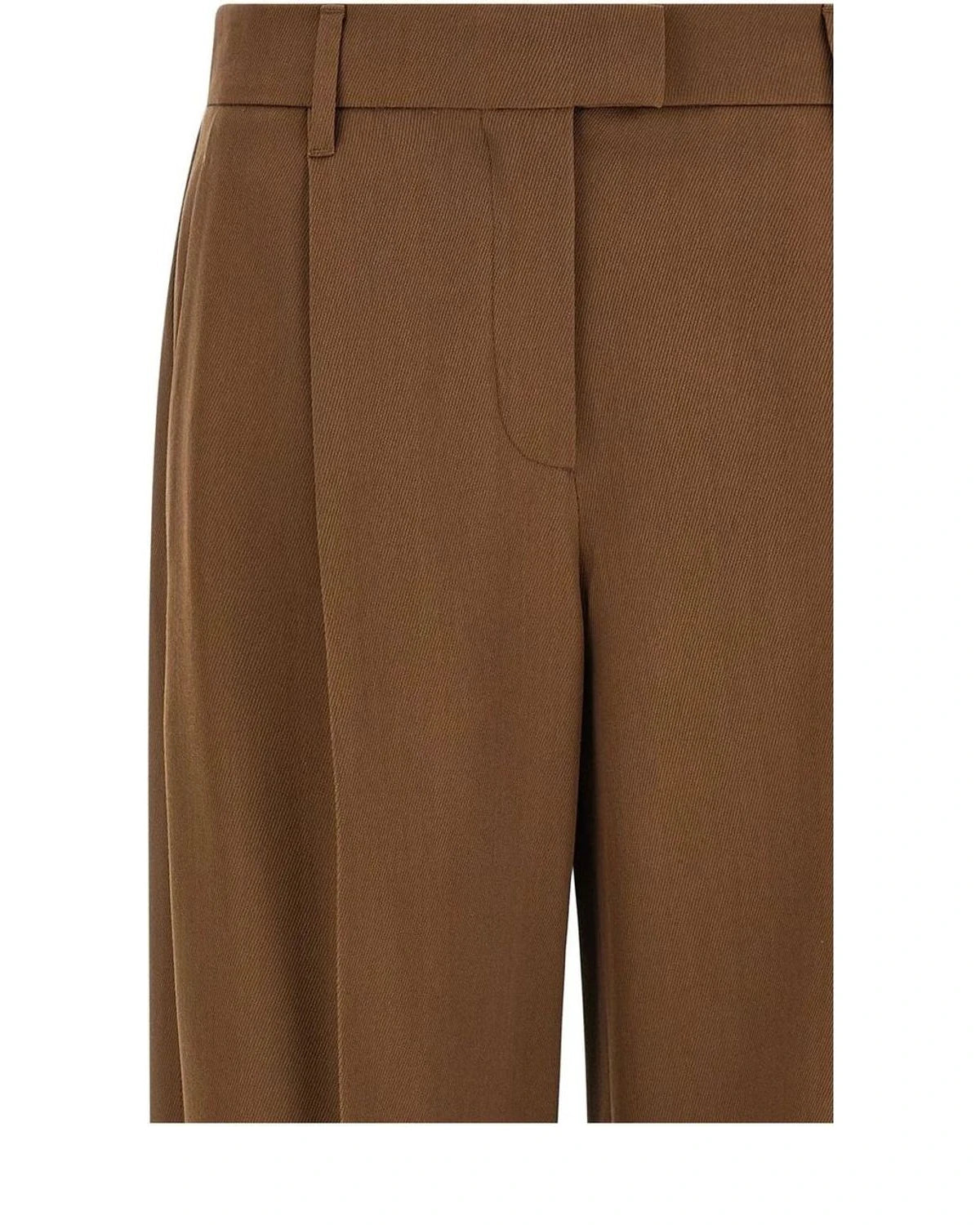 Brunello Cucinelli Trouser in brown, Virgin Wool — view 3