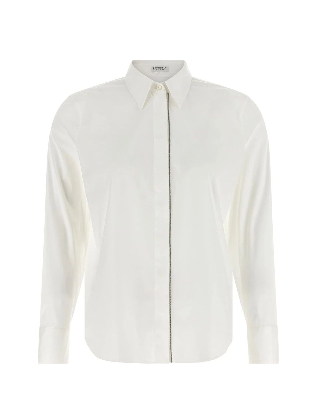 Brunello Cucinelli Dress Shirt in white, Cotton