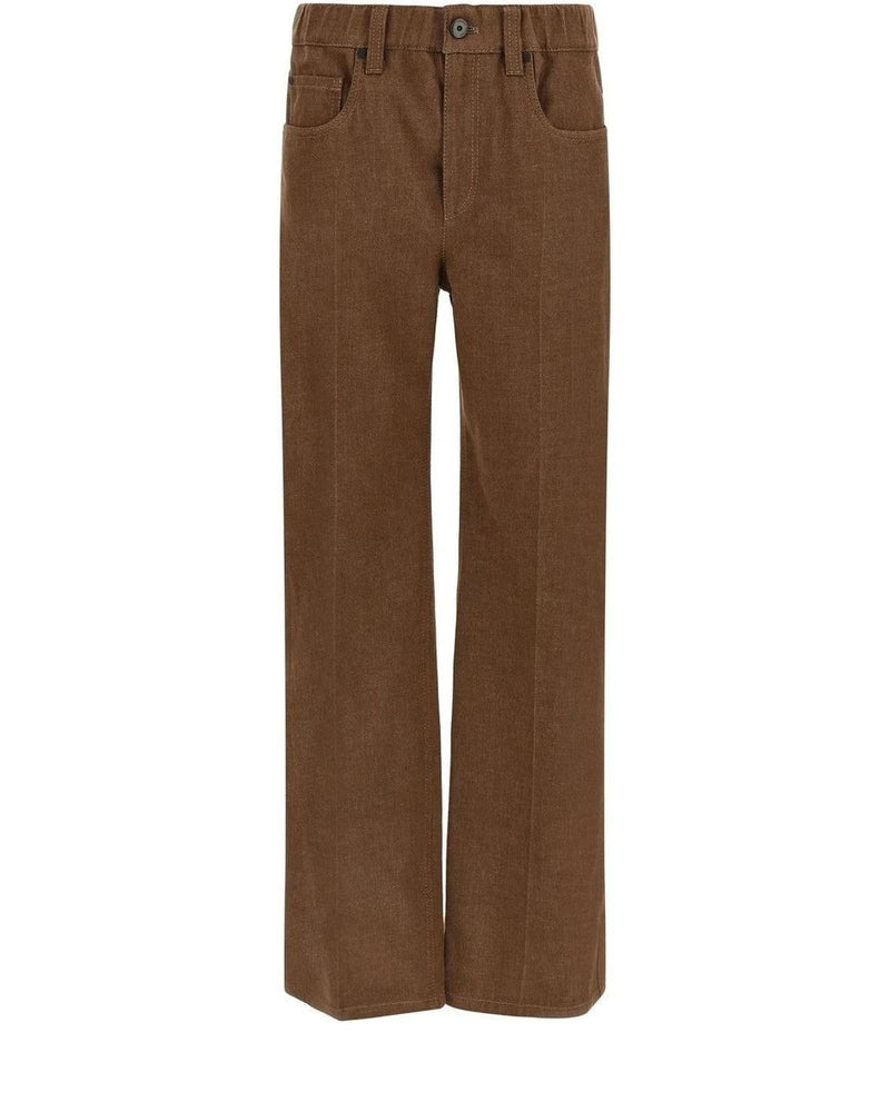 Brunello Cucinelli Jean in brown, Cotton