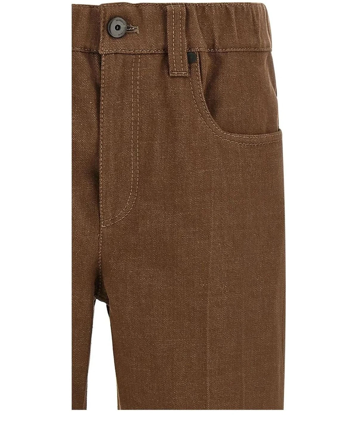 Brunello Cucinelli Jean in brown, Cotton — view 3