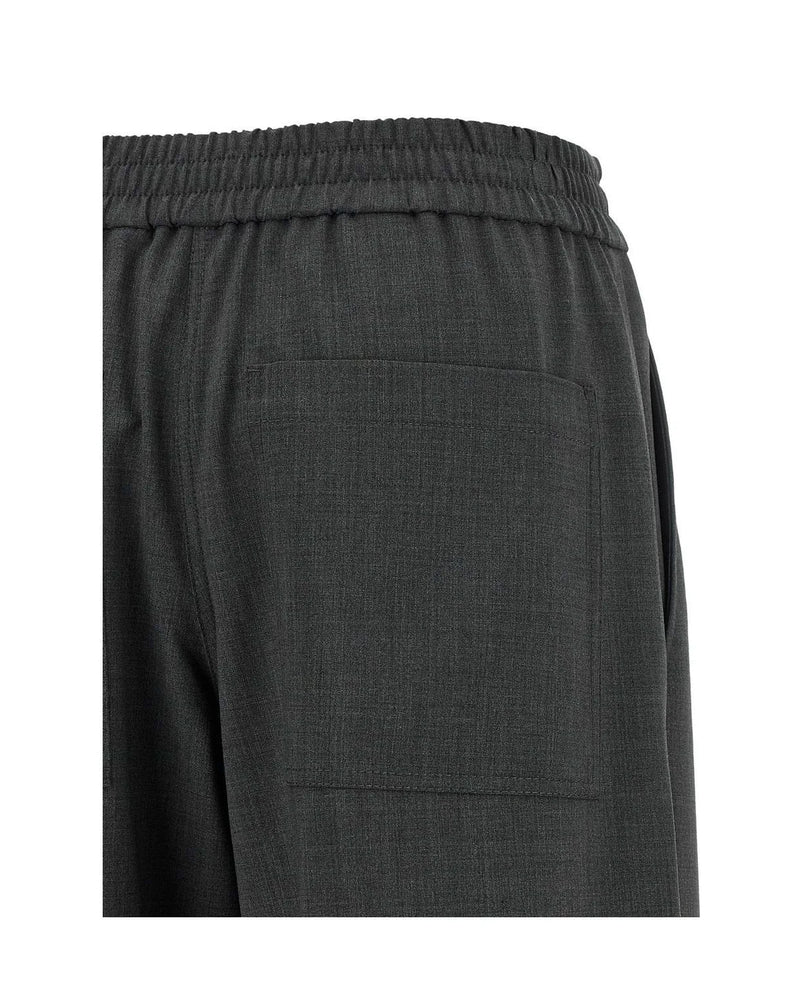 Brunello Cucinelli Trouser in gray, Virgin Wool — view 4