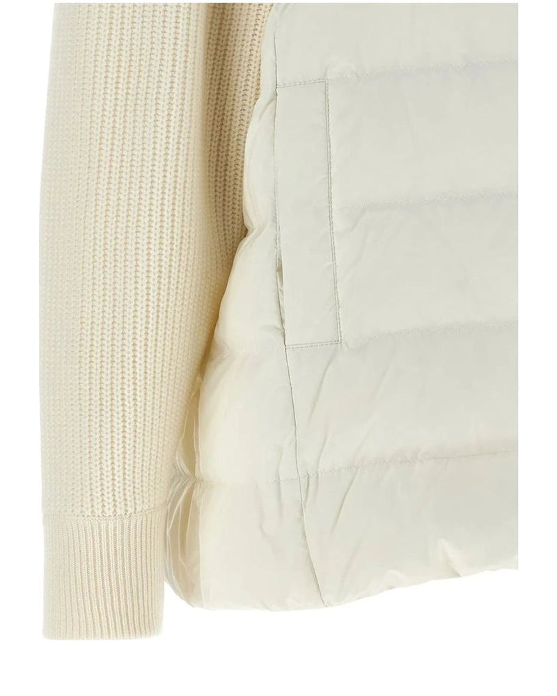 Brunello Cucinelli Puffer Jacket in white, Polyester — view 4