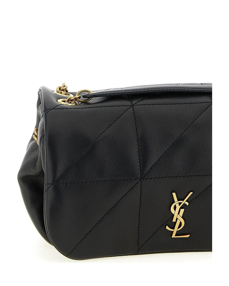 Saint Laurent Shoulder Bag in black, Lamb Leather — view 3