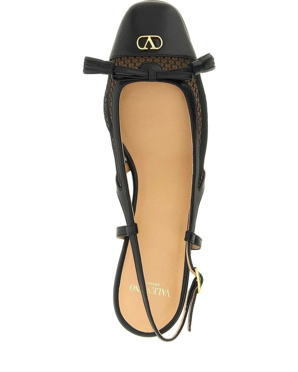 Valentino Garavani Ballet Flats in black, Leather — view 4