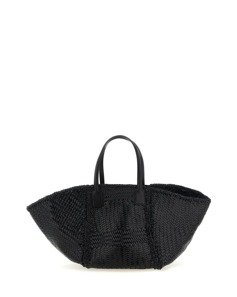 Dragon Diffusion Tote Bag in black, Calfskin Leather