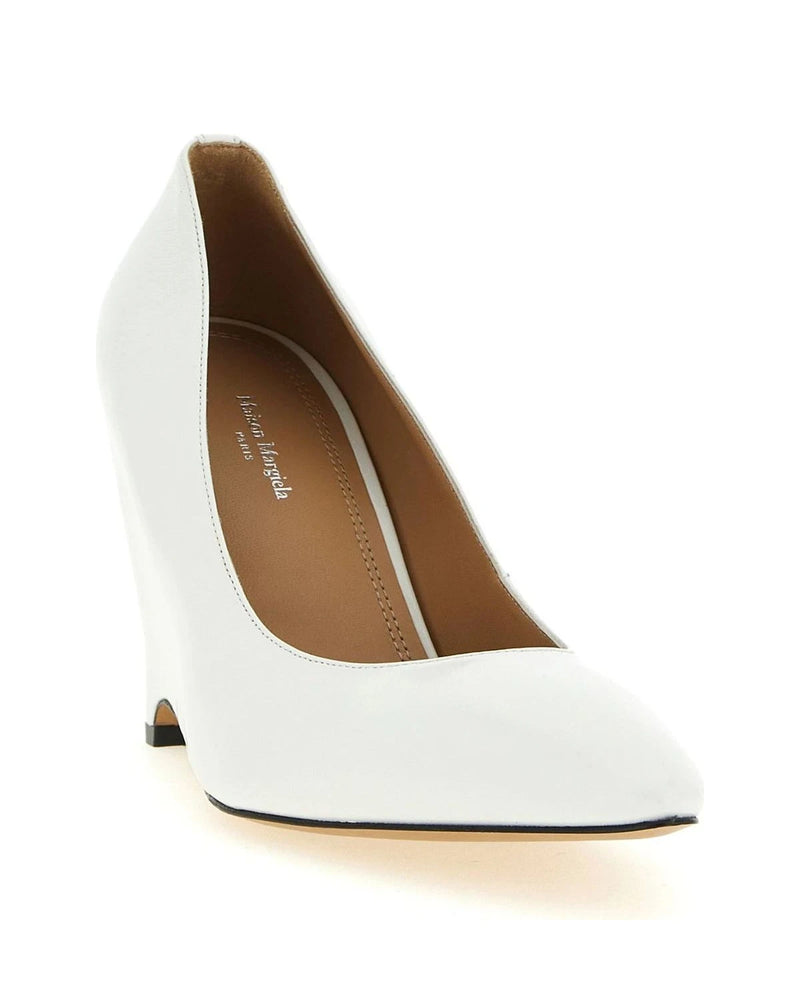 Maison Margiela Pumps in white, Sheepskin Leather — view 2