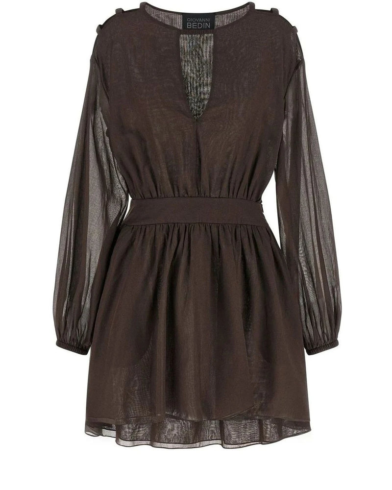 Giovanni Bedin Dresse in brown, Cotton