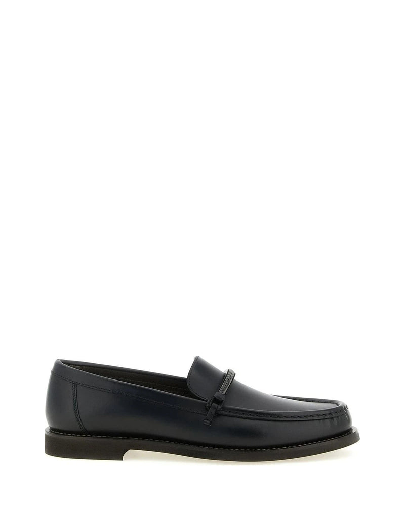 Brunello Cucinelli Loafers in black, Calfskin Leather