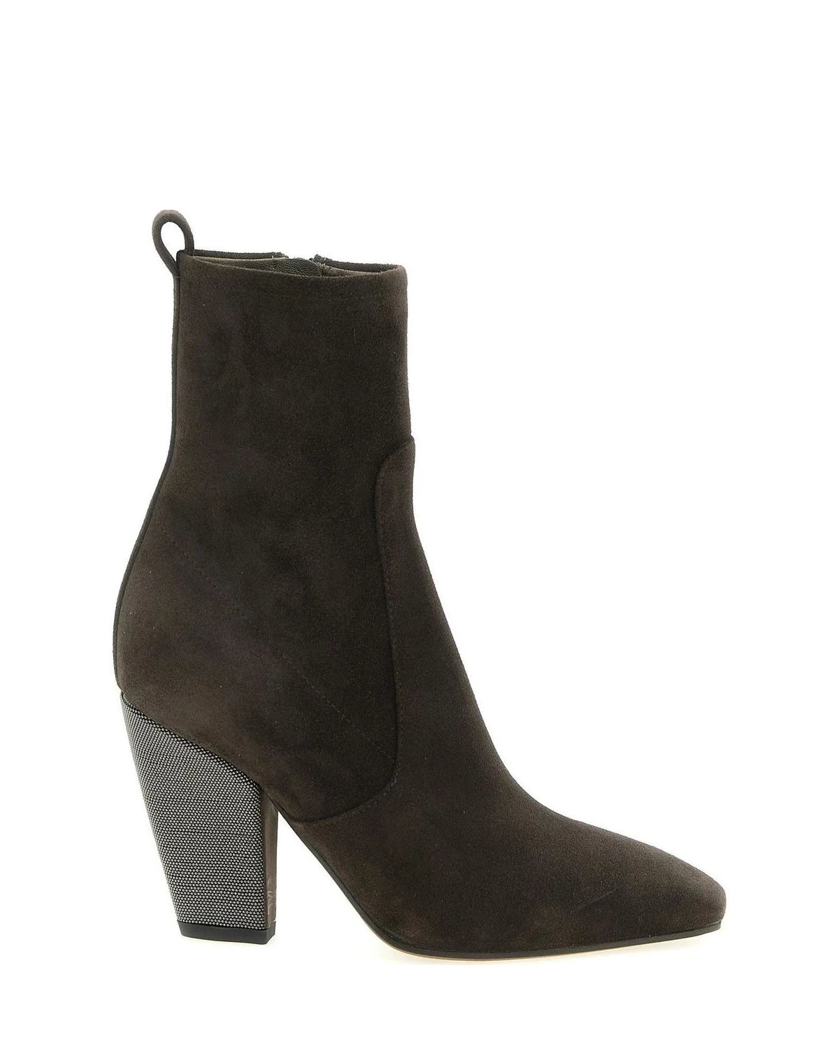Brunello Cucinelli Ankle Boots in brown, Calfskin Leather