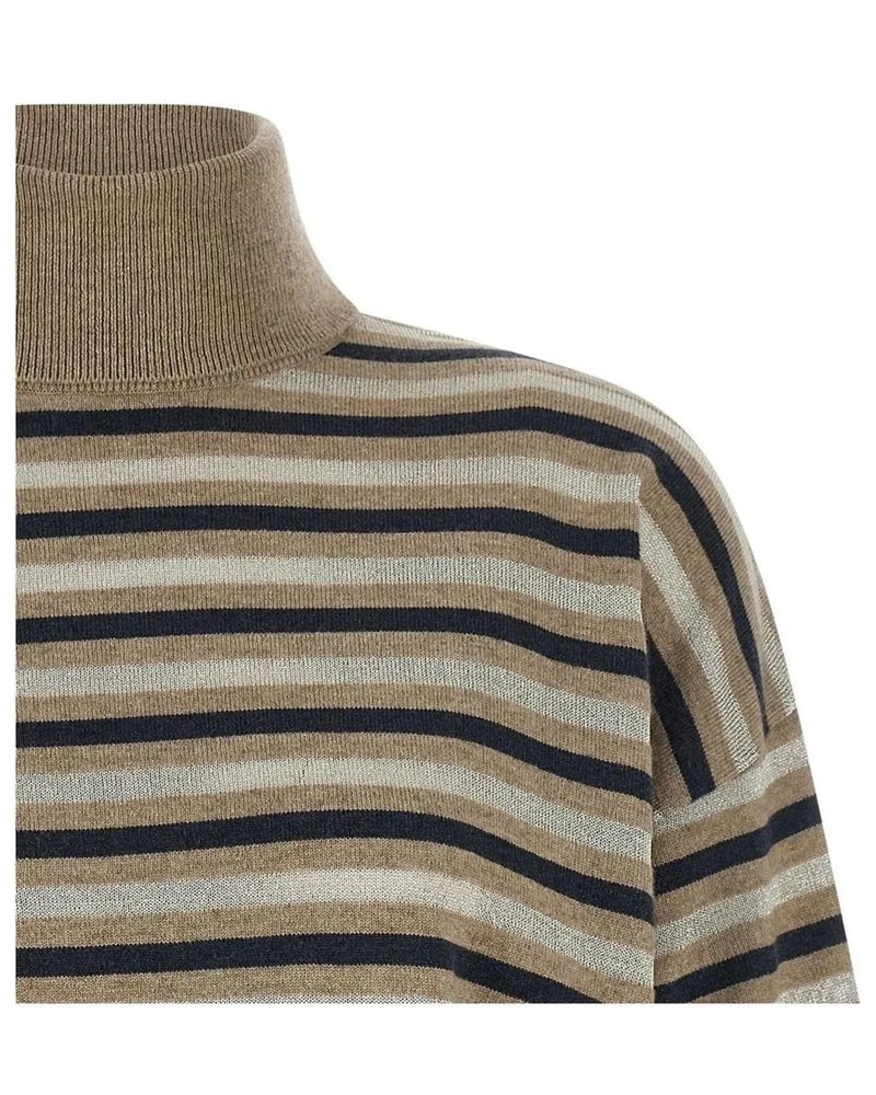 Brunello Cucinelli Sweater in multicolor, Virgin Wool — view 3