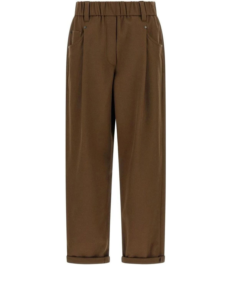 Brunello Cucinelli Chino in brown, Cotton