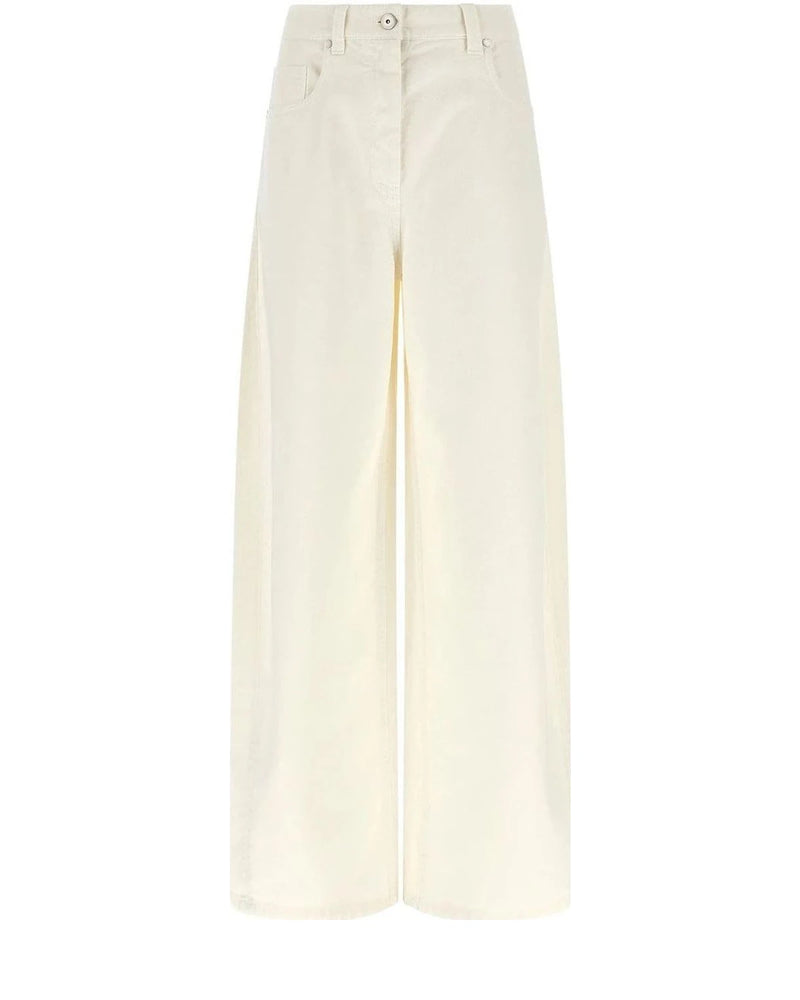 Brunello Cucinelli Jean in white, Cotton
