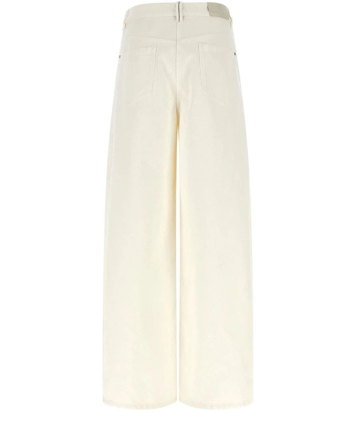 Brunello Cucinelli Jean in white, Cotton — view 2
