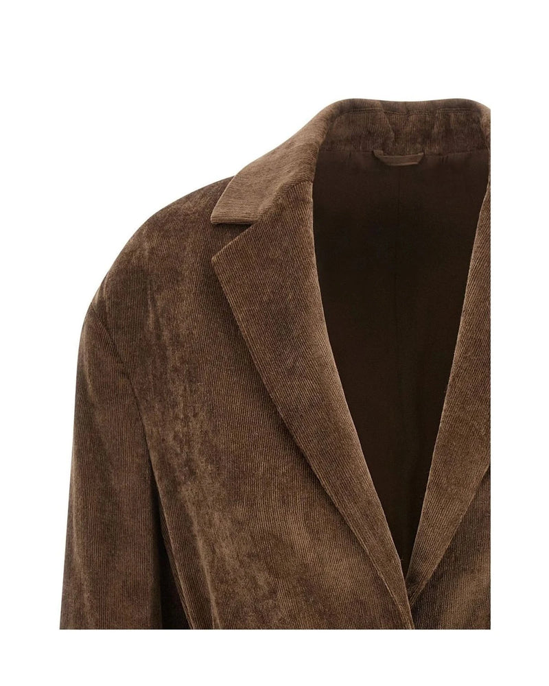 Brunello Cucinelli Blazer in brown, Viscose — view 3