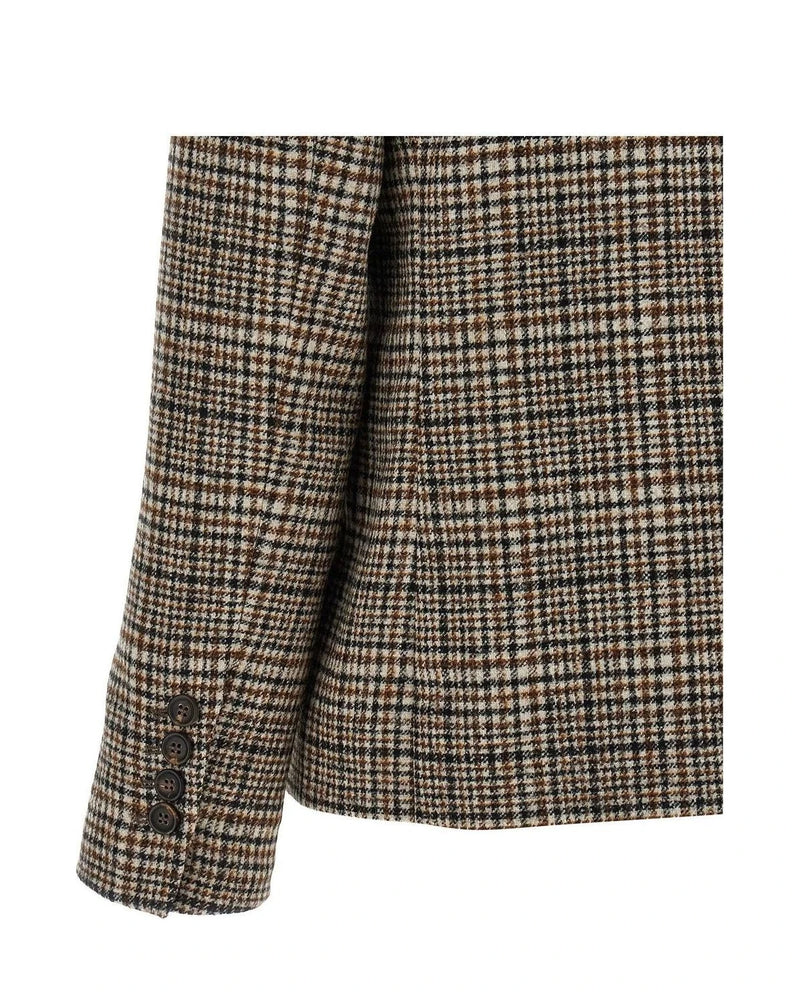 Brunello Cucinelli Blazer in beige, Cashmere — view 4