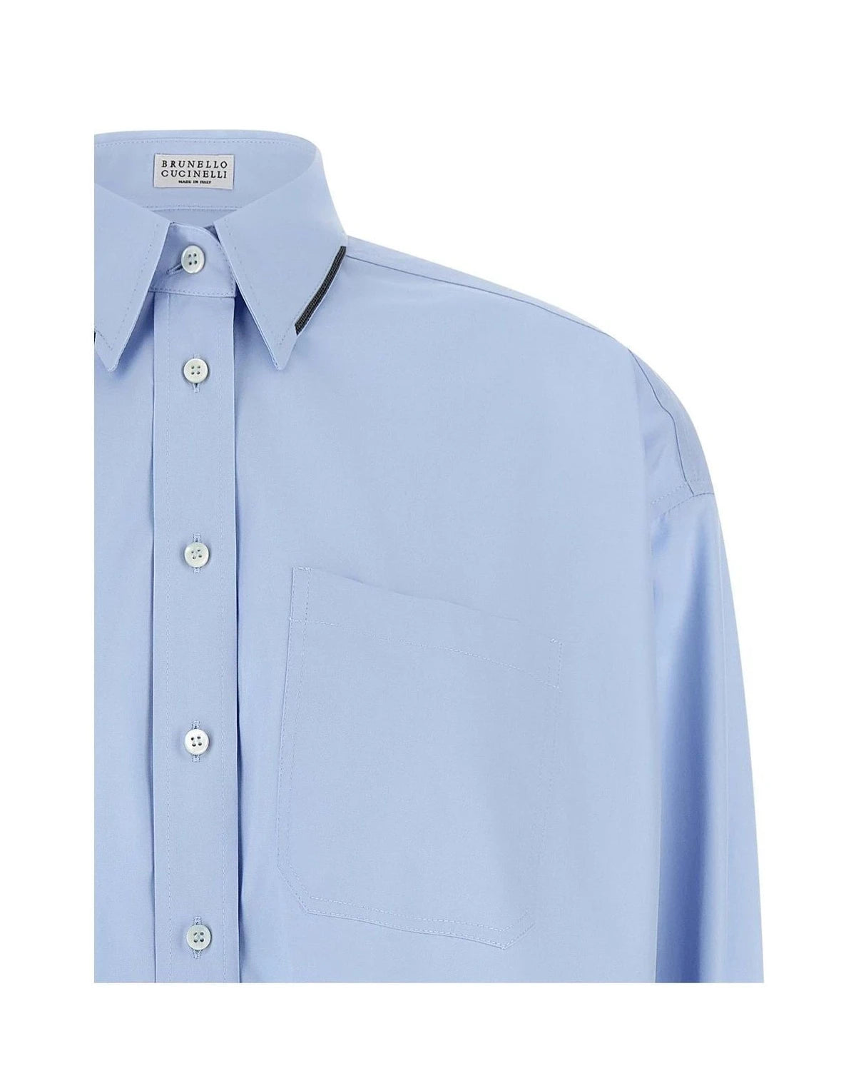 Brunello Cucinelli Dress Shirt in blue — view 3