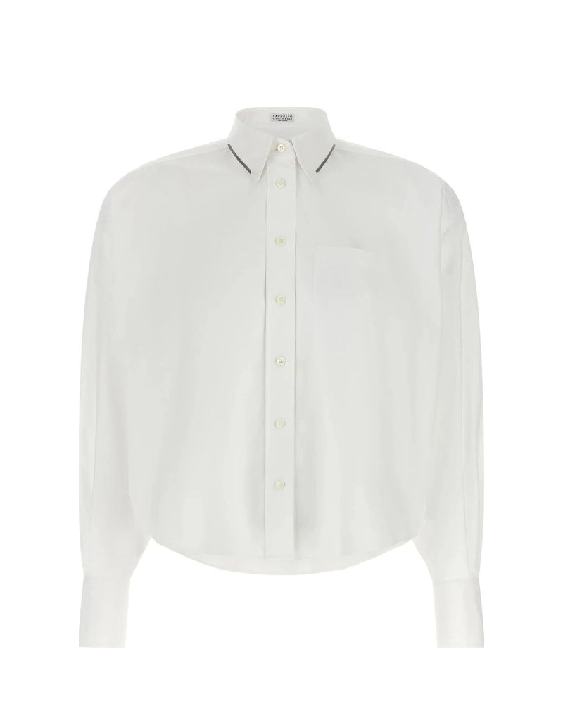 Brunello Cucinelli Dress Shirt in white, Cotton