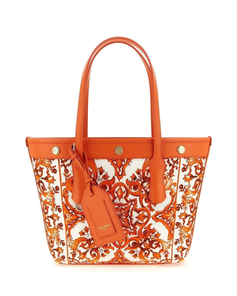 Dolce & Gabbana Shoulder Bag in orange, Cotton
