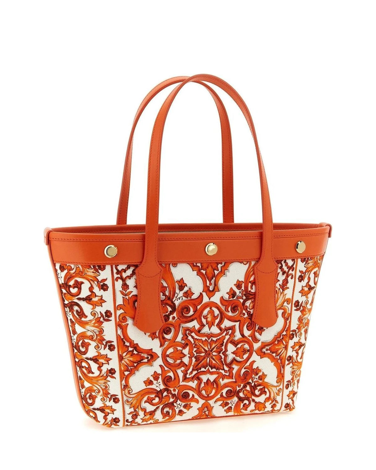 Dolce & Gabbana Shoulder Bag in orange, Cotton — view 2