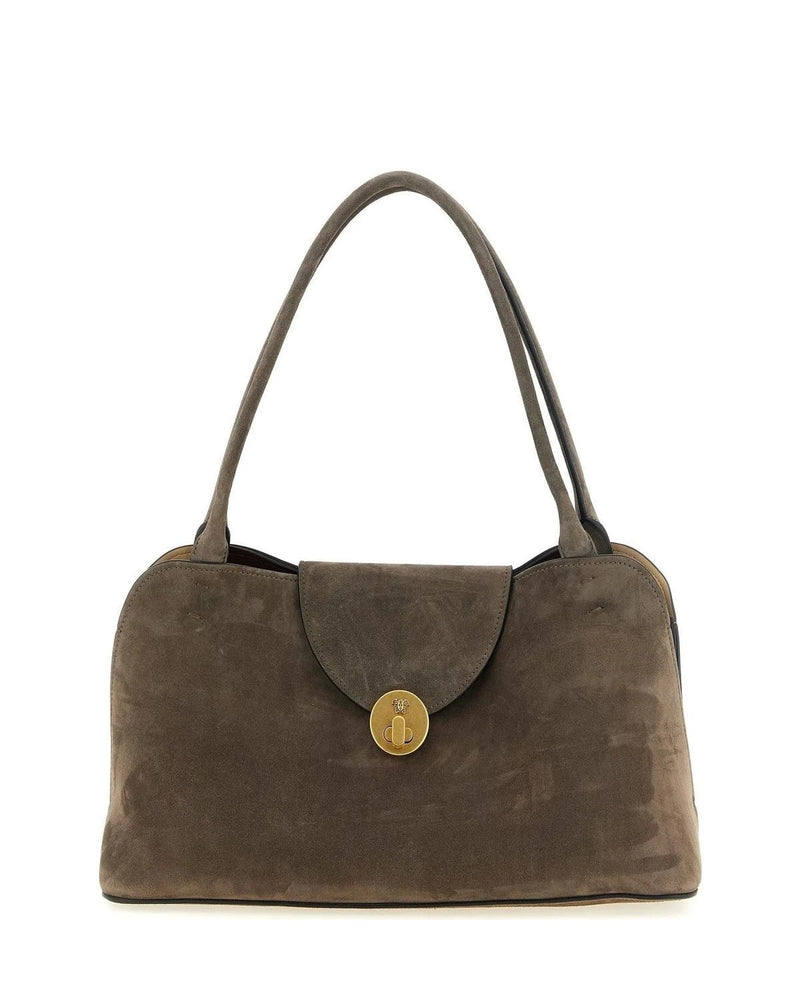 Versace Shoulder Bag in brown, Calfskin Leather