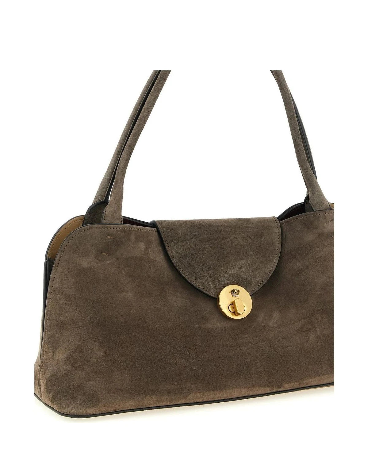 Versace Shoulder Bag in brown, Calfskin Leather — view 3
