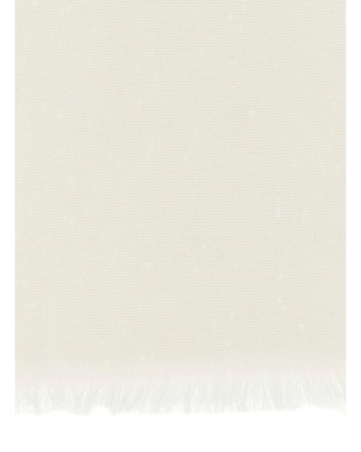 White Cashmere Scarf 