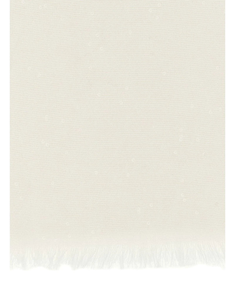 White Cashmere Scarf 